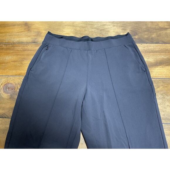 ATHLETA Black Pull On Venice Pintuck Athletic Casual Pants Size Medium - Picture 3 of 12